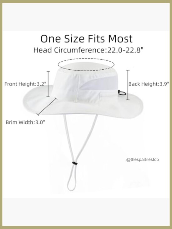 UPF 50+ Sun Hat Wide Brim Bucket Hat Polyester Outdoor Hiking Beach main image 7
